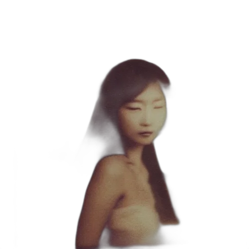 dress, face, robot, hair, 3d render, photorealistic, vaporwave, concept art transparent PNG cut-out