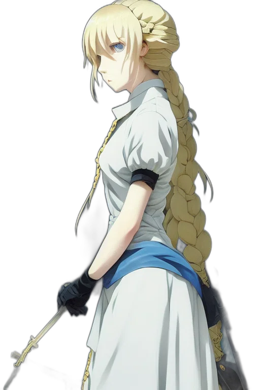 staff, dress, sword, crown transparent PNG cut-out