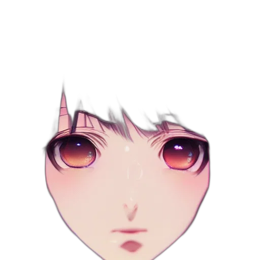 face, mask, creature, hair transparent PNG cut-out