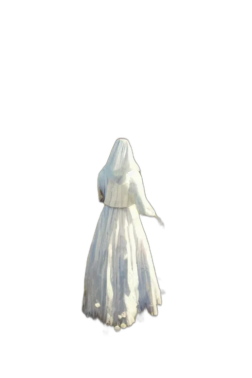 dress, mask, bottle, staff, concept art, 3d render, pixel art, fantasy art transparent PNG cut-out