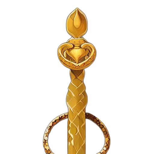 jewelry, staff, sword, crown transparent PNG cut-out