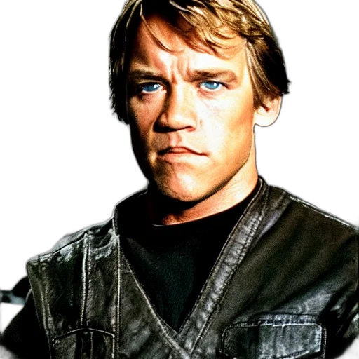 face, staff, photorealistic, luke, skywalker, but, played, arnold transparent PNG cut-out