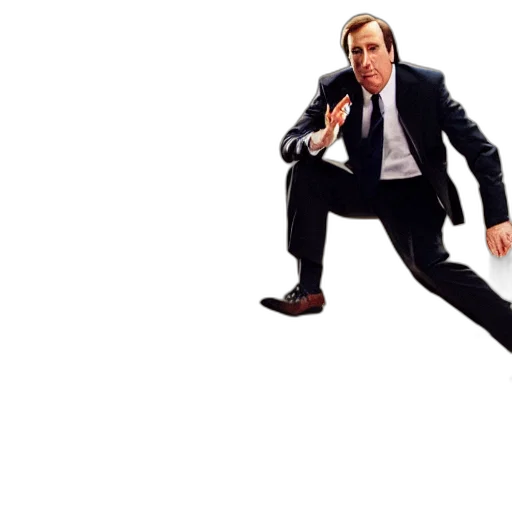 staff, weapon, jacket, shoes, concept art, saul, goodman, doing transparent PNG cut-out
