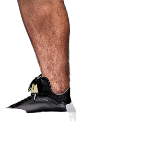 shoes, staff, weapon, umbrella, photorealistic, 3d render, concept art, dark transparent PNG cut-out