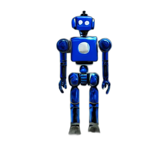 robot, staff, 3d render, concept art transparent PNG cut-out