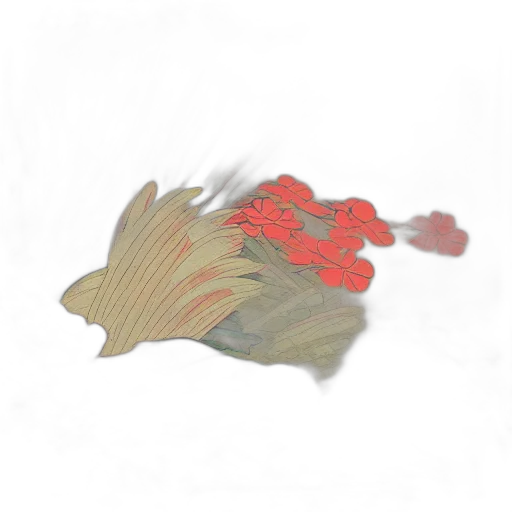 flower, dragon, mask, crown, 3d render, concept art, photorealistic, watercolor transparent PNG cut-out