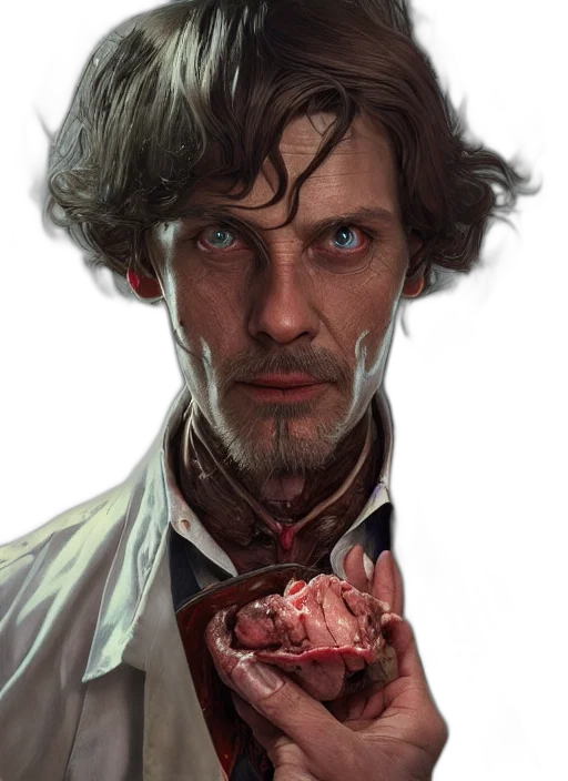 face, staff, photorealistic, concept art, fantasy art, comic book art, perfectly, centered transparent PNG cut-out