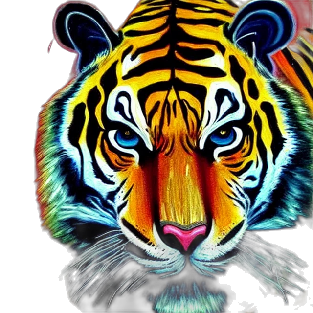 animal, photorealistic, 3d render, fantasy art, concept art, colorful, beautiful, painting transparent PNG cut-out