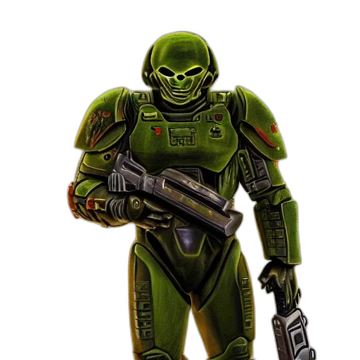 robot, weapon, staff, concept art, comic book art, pixel art, 3d render, outer space transparent PNG cut-out