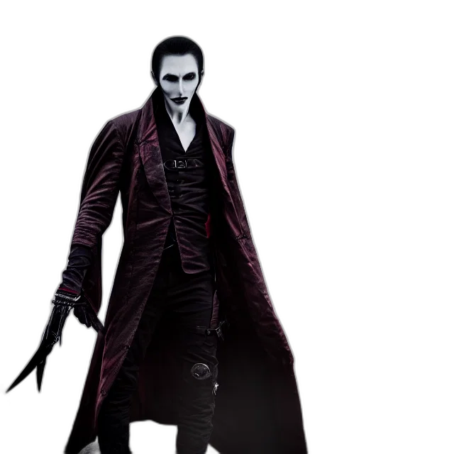mask, concept art, fantasy art, comic book art, 3d render, dark, photo, vampire transparent PNG cut-out