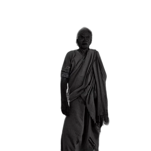dress, mask, jacket, staff transparent PNG cut-out