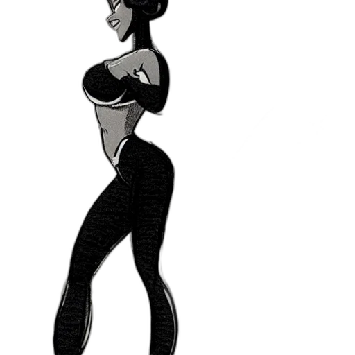 dress, cartoon, concept art, comic book art transparent PNG cut-out