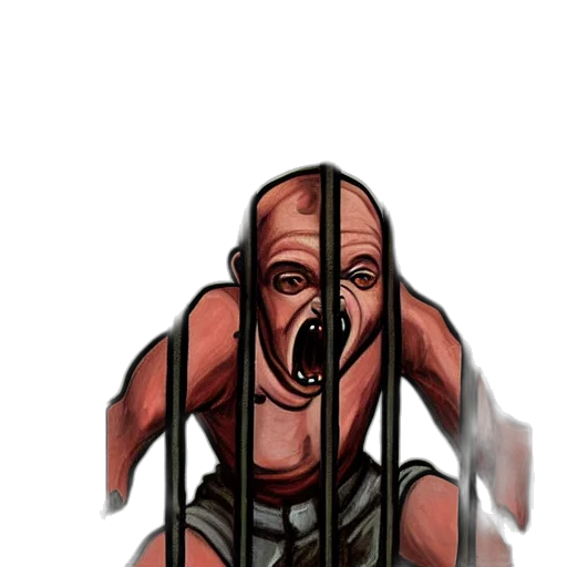 creature, face, mask, animal, concept art, comic book art, pixel art, 3d render transparent PNG cut-out
