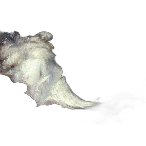 dragon, creature, hair, mask transparent PNG cut-out