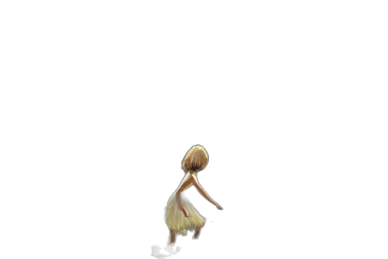 dress, hair, creature, staff, 3d render, pixel art, concept art, anime transparent PNG cut-out