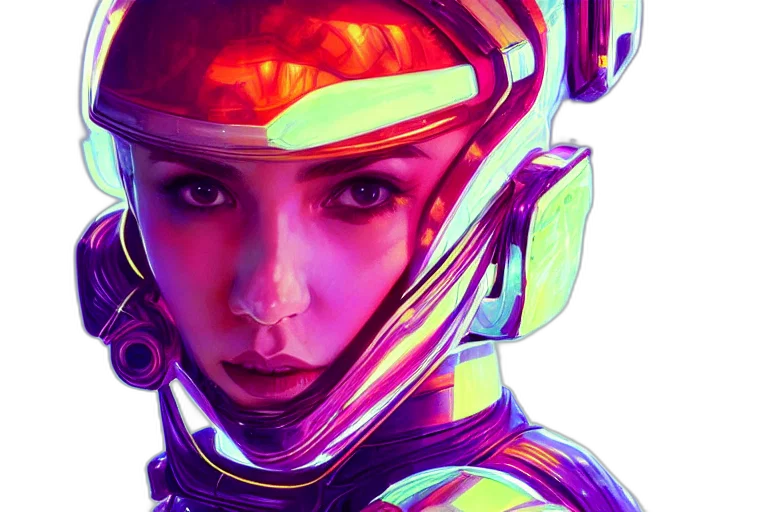 robot, face, cyberpunk, concept art transparent PNG cut-out