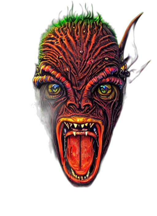 mask, creature, face, animal, concept art, photorealistic, 3d render, fantasy art transparent PNG cut-out
