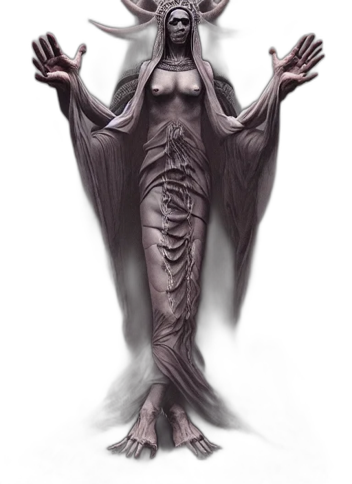 creature, dragon, dress, fantasy art, concept art, pixel art, photorealistic, dark transparent PNG cut-out