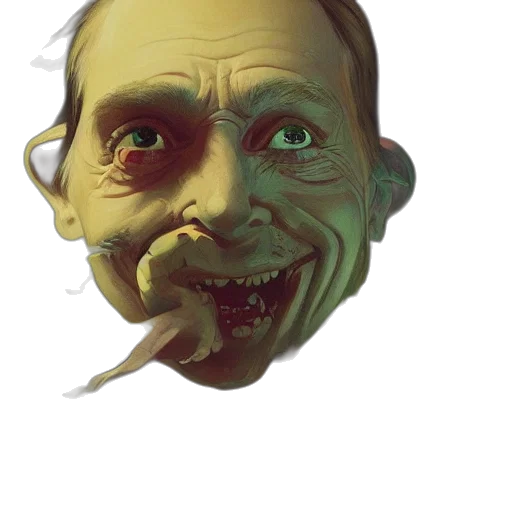 mask, face, staff, creature transparent PNG cut-out