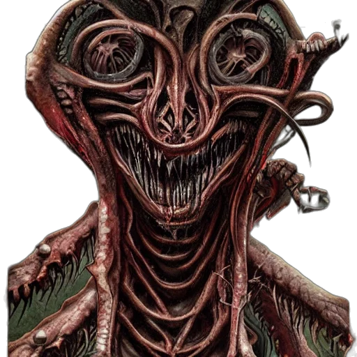 creature, mask, face, animal, concept art, comic book art, fantasy art, 3d render transparent PNG cut-out