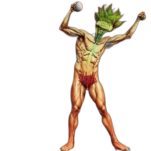 creature, mask, animal, staff transparent PNG cut-out