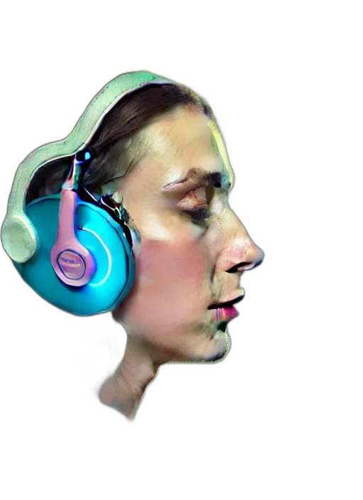face, photorealistic, cyberpunk, concept art transparent PNG cut-out