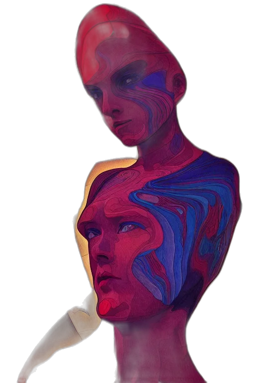 face, mask, creature, dress transparent PNG cut-out