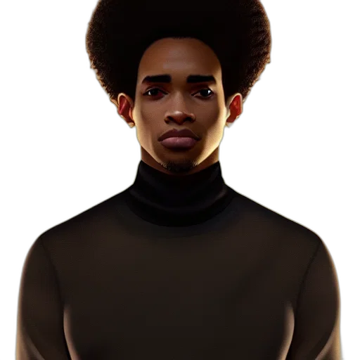 jacket, face, hair, hat transparent PNG cut-out