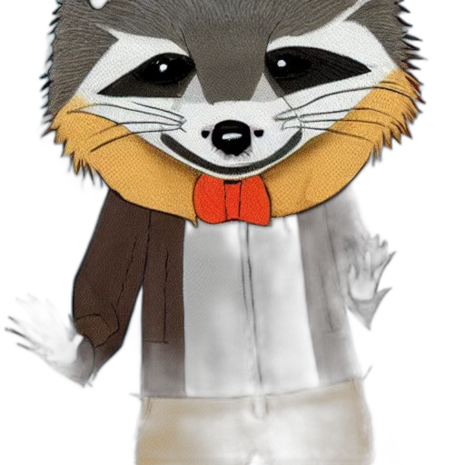 staff, jacket, animal, concept art, 3d render, cartoon, photorealistic, anthropomorphic transparent PNG cut-out