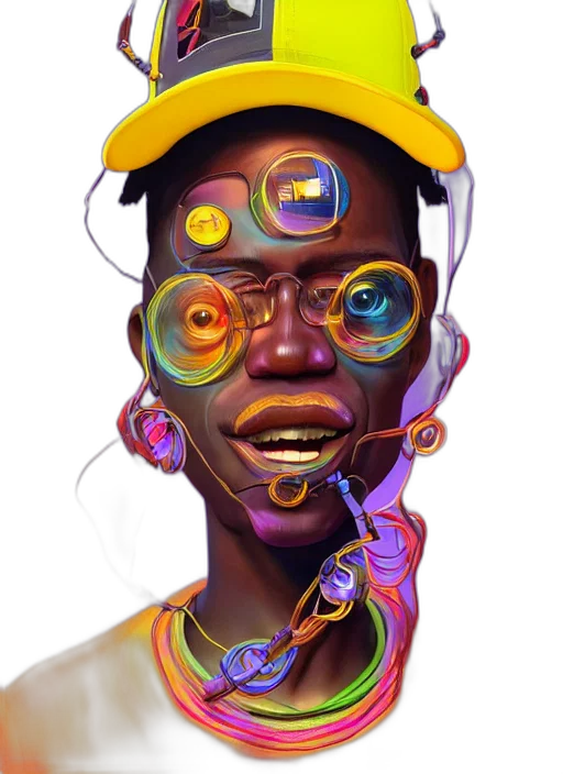 face, mask, jewelry, robot, cyberpunk, concept art, photorealistic, fantasy art transparent PNG cut-out