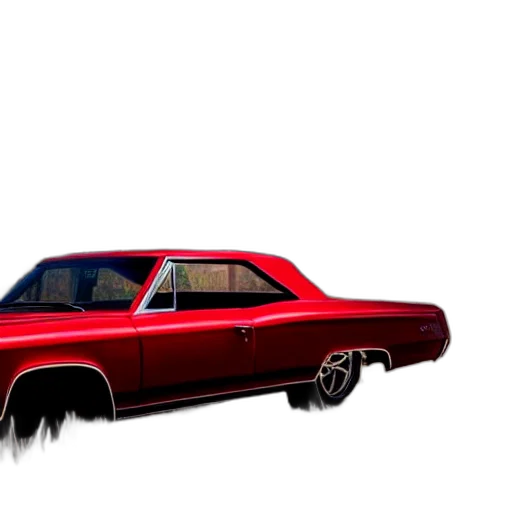 car, weapon, 3d render, photorealistic transparent PNG cut-out