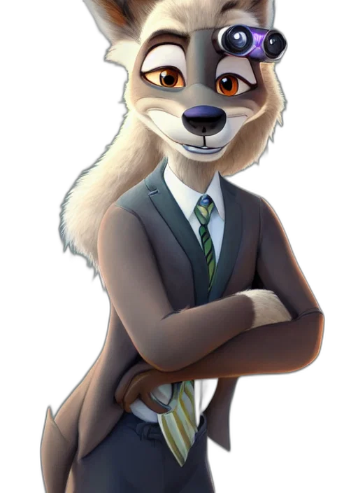 staff, animal, jacket, cartoon transparent PNG cut-out