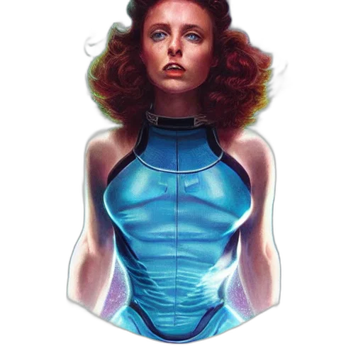 dress, robot, jacket, comic book art transparent PNG cut-out