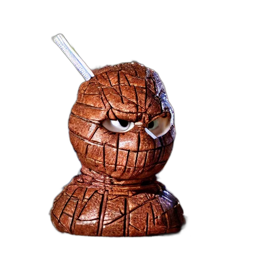 mask, 3d render, closeup, photorealistic transparent PNG cut-out