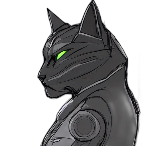 robot, mask, concept art, cyberpunk transparent PNG cut-out