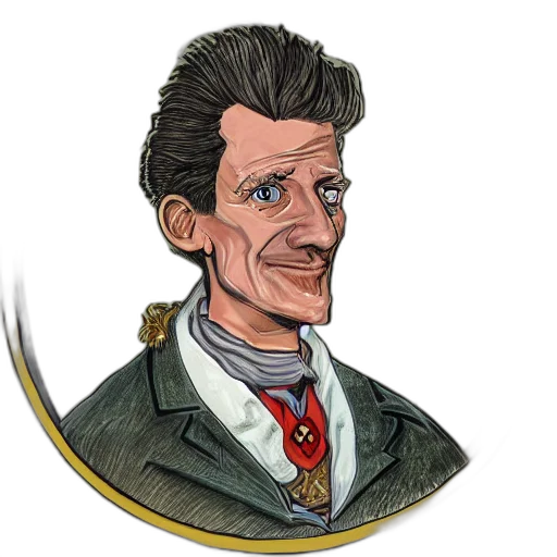 staff, face, hair, jacket, cartoon, concept art, photorealistic, comic book art transparent PNG cut-out