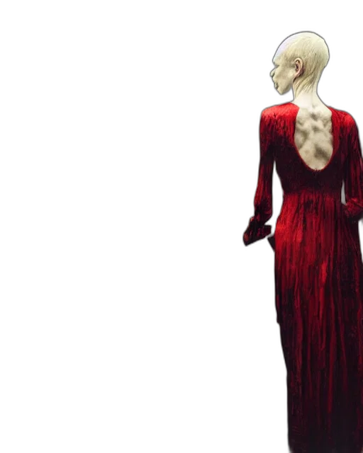 dress, 3d render, concept art, pixel art transparent PNG cut-out