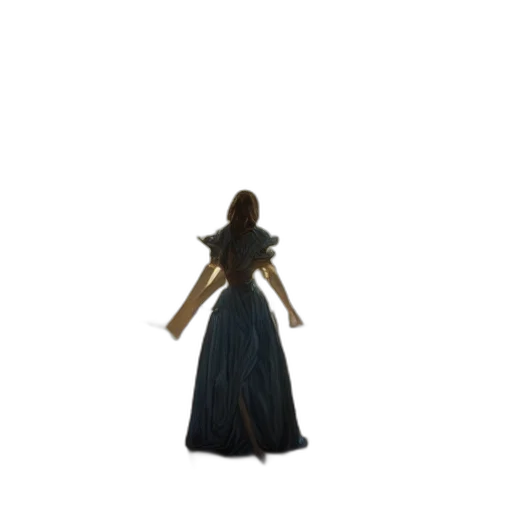 dress, staff, sword, jacket, 3d render, concept art, fantasy art, pixel art transparent PNG cut-out