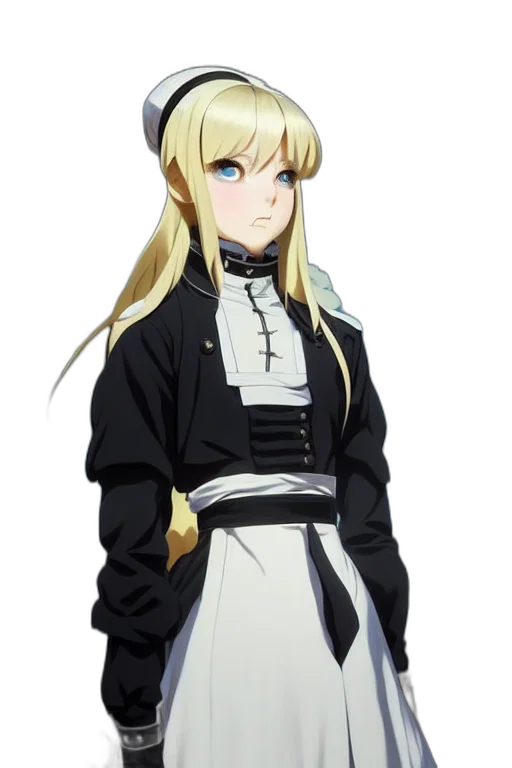 jacket, staff, dress, hat transparent PNG cut-out