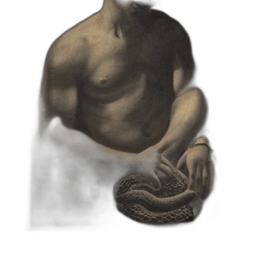 creature, mask, face, animal, photorealistic, concept art, oil painting, fantasy art transparent PNG cut-out
