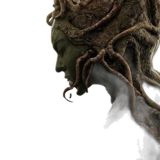 hair, mask, creature, face transparent PNG cut-out