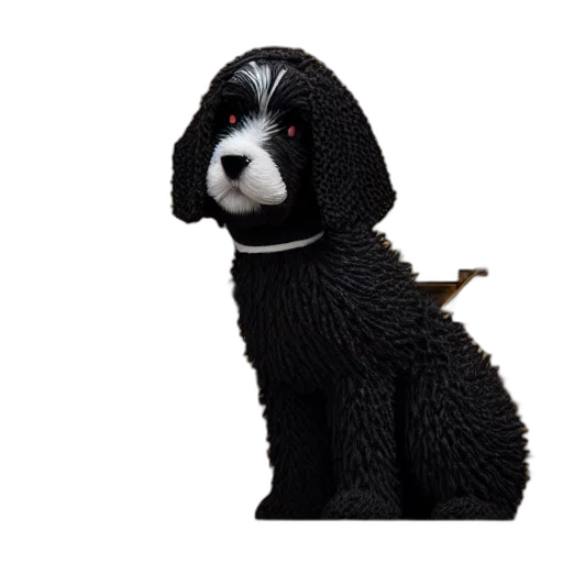 animal, staff, jacket, creature, 3d render, photorealistic, closeup, illustration transparent PNG cut-out
