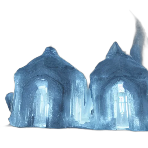 crown, 3d render, concept art, watercolor, fantasy art, snow, fire, fog transparent PNG cut-out