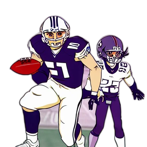 concept art, cartoon, watercolor, nfl transparent PNG cut-out