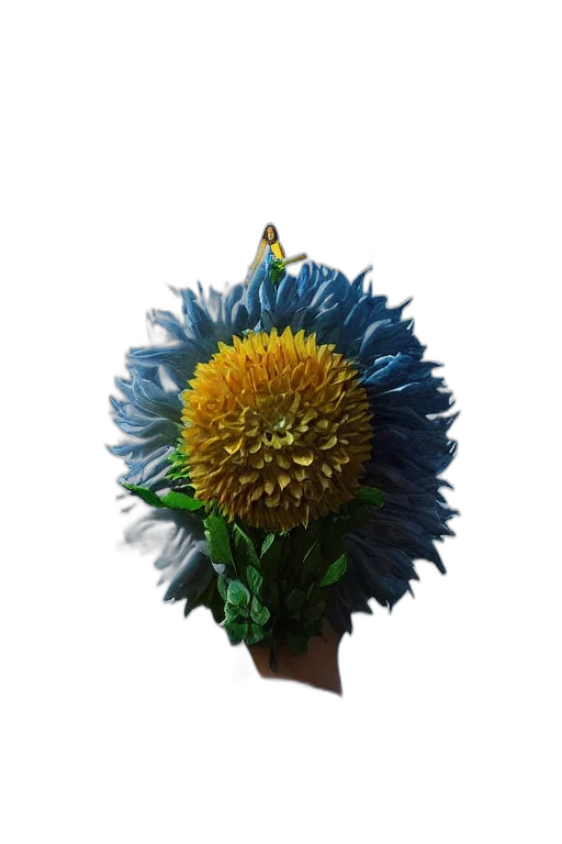 crown, flower, hat, mask, photorealistic, 3d render, oil painting, concept art transparent PNG cut-out