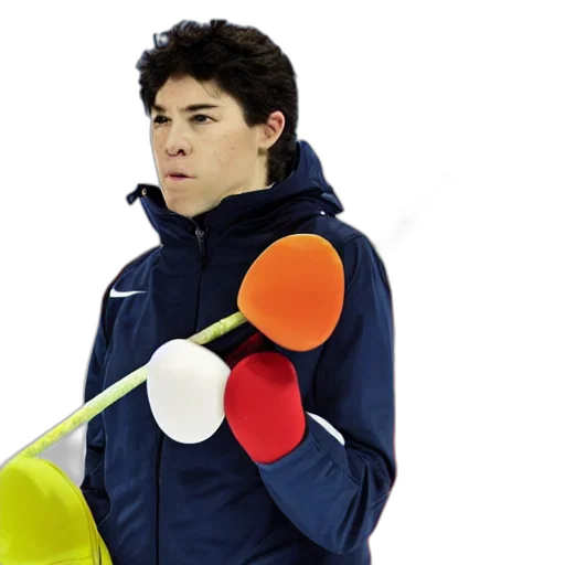 jacket, staff, frowning, olympic, sport transparent PNG cut-out