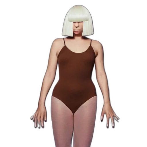 dress, creature, concept art, 3d render transparent PNG cut-out