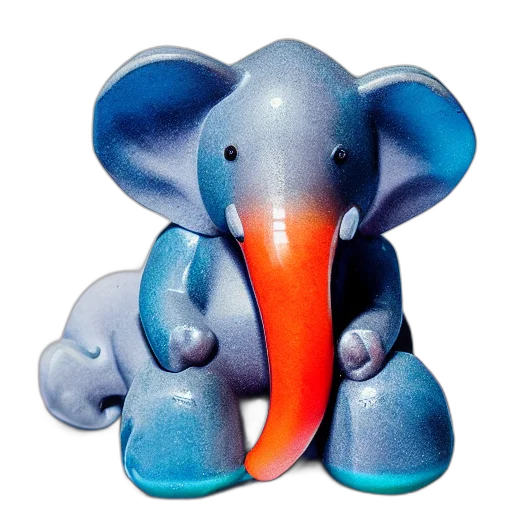 animal, creature, robot, mask, 3d render, concept art, photorealistic, blue transparent PNG cut-out