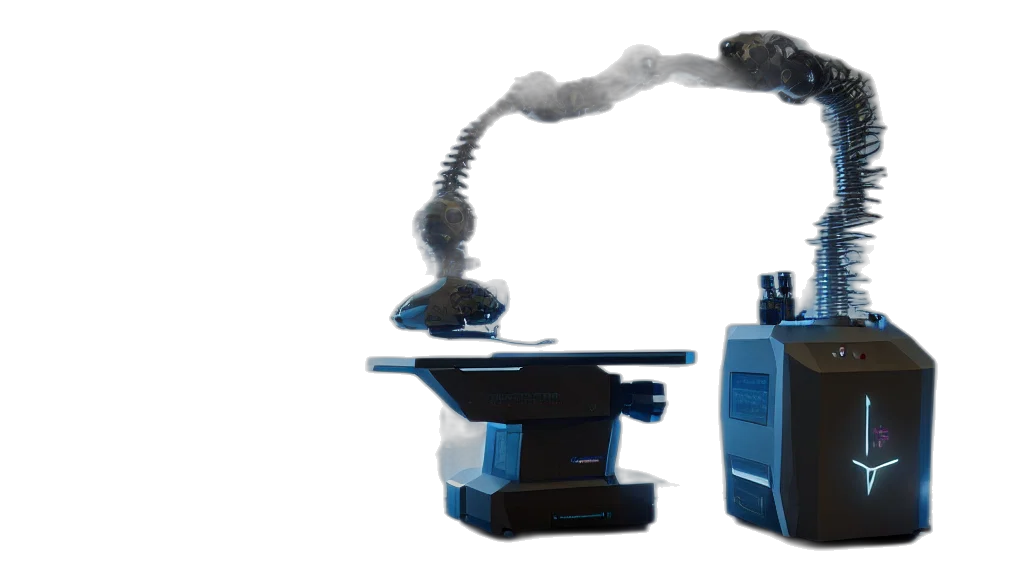 robot, staff, jewelry, furniture, 3d render, concept art, cyberpunk, bladerunner transparent PNG cut-out