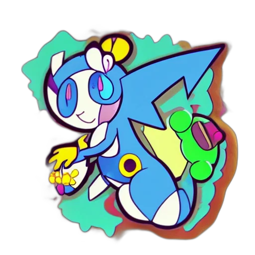 robot, dragon, creature, flower transparent PNG cut-out